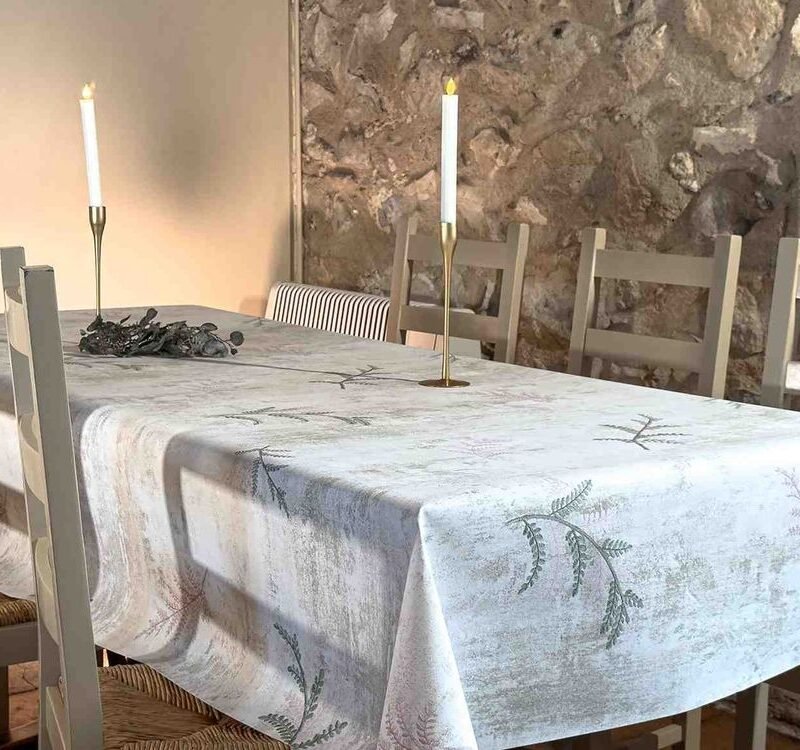 protège table Gomtex sauge