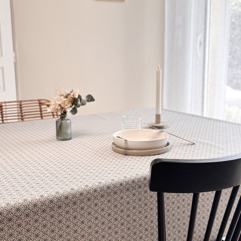 Toile cirée Déco modèle Small perle