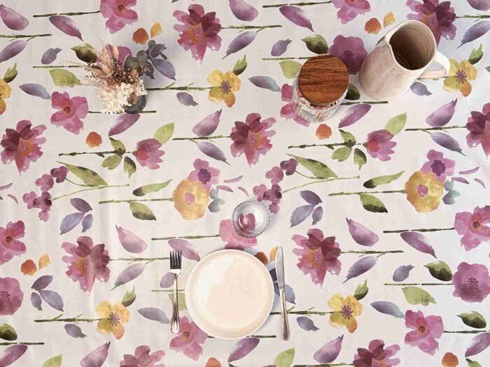 Toile cirée déco Fleur pastel – Image 3