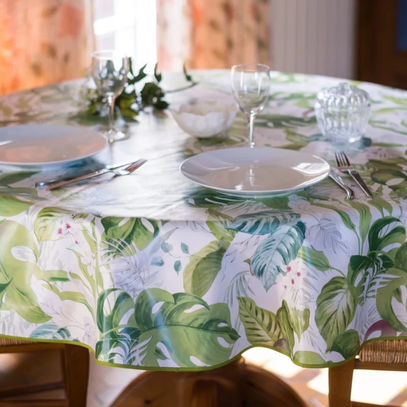Toile cirée Ronde diamètre 160cm Vival