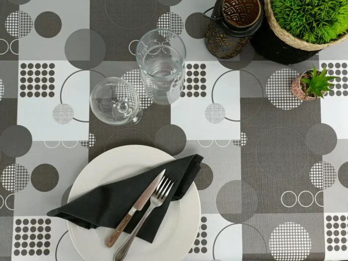 Coton molletonné Zoe gris – Image 2